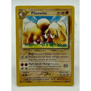 Piloswine 36/64‎ Neo Revelations Non Holo Pokemon TCG Vintage 2000 MP See Notes